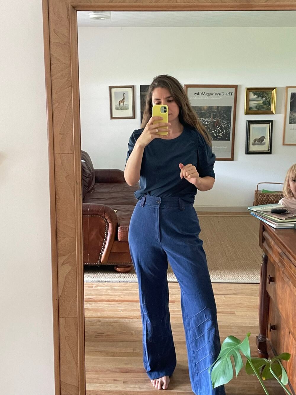 Vintage Wide Leg High Rise Jeans
